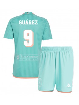 Billige Inter Miami Luis Suarez #9 Tredjedraktsett Barn 2024-25 Kortermet (+ Korte bukser)